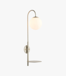 Harriet Champagne Wall Light with Table