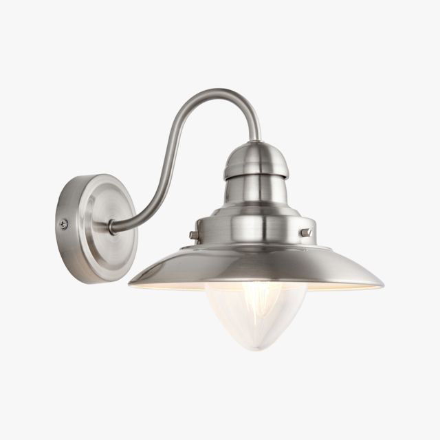 Luca Retro Wall Lamp in Chrome