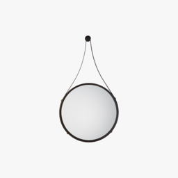 Allie Round Hanging Mirror, Small