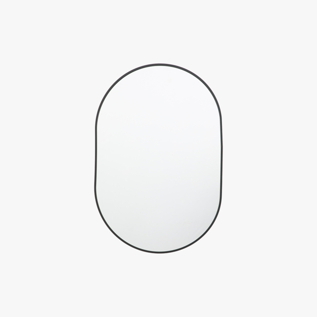 Dapper Mirror in Black - Small