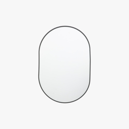 Dapper Mirror in Black - Small