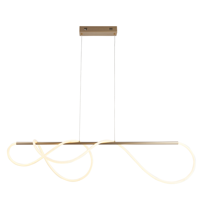 Audrie Pendant in Satin Gold