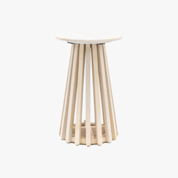 Linear Marble Side Table