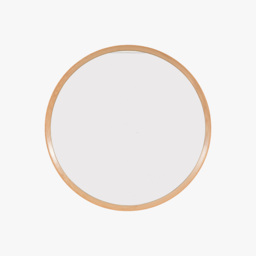Laurel Round Mirror in Oak, Large