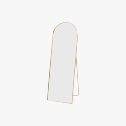 Glimpse Cheval Mirror Gold