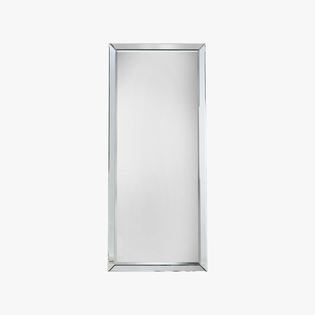 Skylar Standing Mirror in Silver