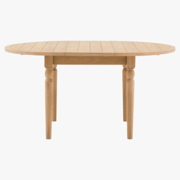 Harvest Extendable Round Dining Table in Natural