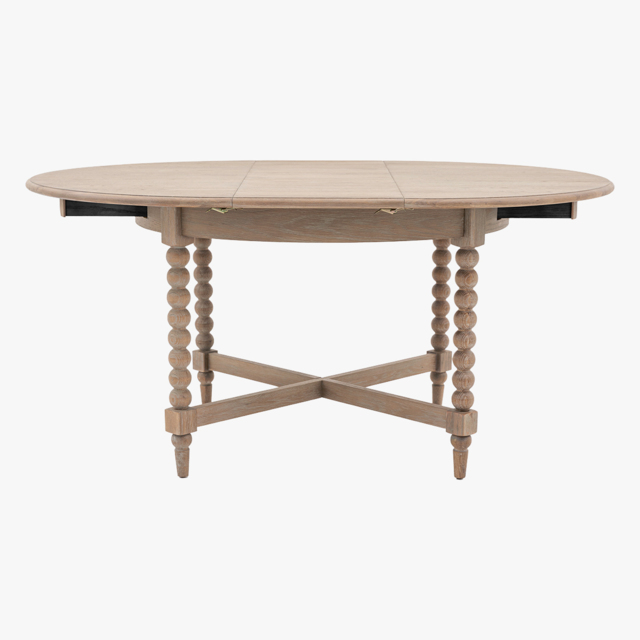 Spindler Round Extendable Dining Table