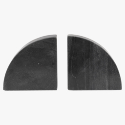 Verona Marble Bookends in Stone, Set of 2
