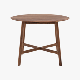 Menorca Walnut Round Dining table