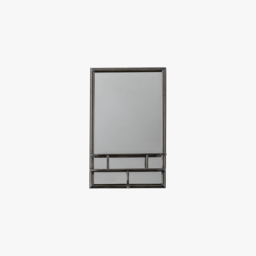 Morris Rectangle Mirror in Bronze