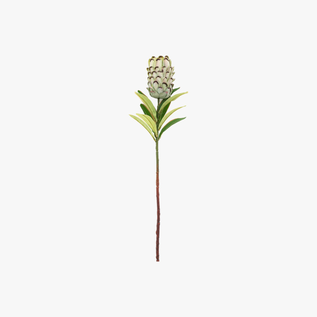 Faux Green Tropical Stem, Set of 12