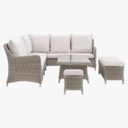 Tropez Outdoor Corner Dining Set With Rising Table
