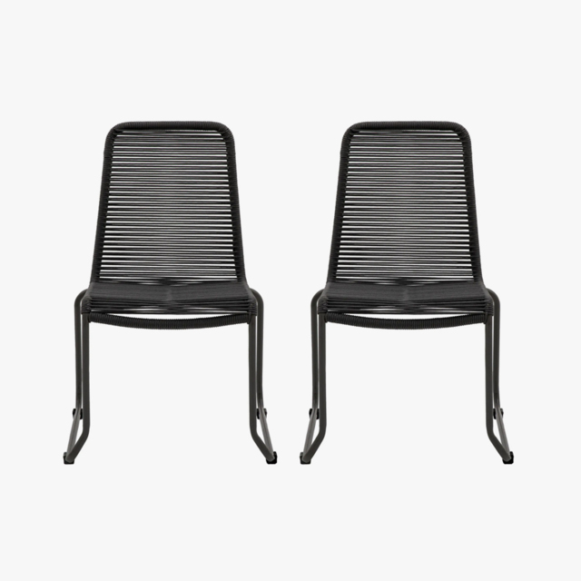 Rester Outdoor Dining Chair, Set of 2