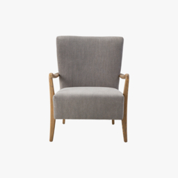 Brossard Jasmine Armchair in Dark Grey