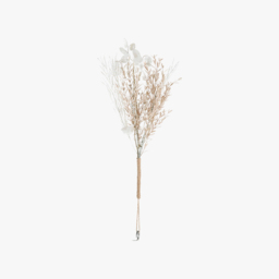 Lanzini Faux Silver Dollar Bouquet in Ivory Large