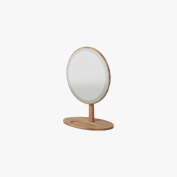 Rebecca Oak Dressing Table Mirror  in Natural