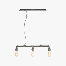 Azir Aged Pewter 3 Light Pendant