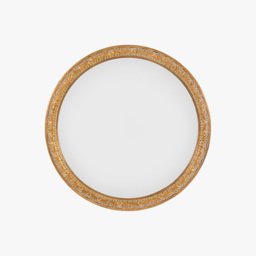 Firenze Round Mirror in Gold