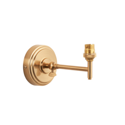 Donald Fold Wall Fitting in Brushed Aged Brass
