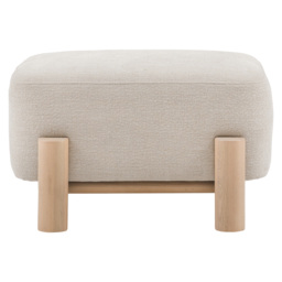 Kova Footstool in Cream