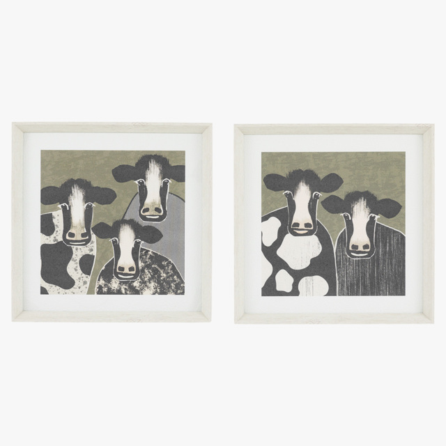 The Animal Collection 1 Wall Art, Set of 2