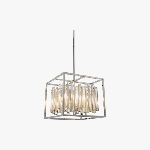 Dru Small Pendant in Chrome