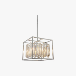 Dru Small Pendant in Chrome