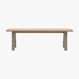 Harvest Trestle Dining Bench in Prairie