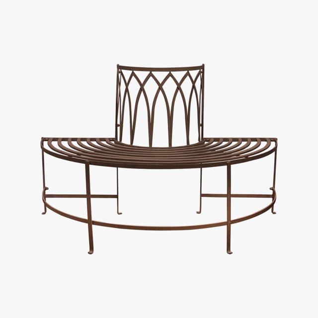 Thyme Outdoor Bench in Brown