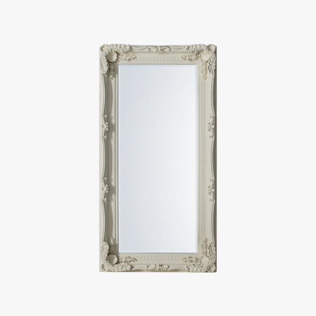 Victoria Standing Mirror in Cream