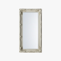 Victoria Standing Mirror in Cream