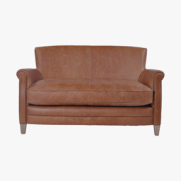 Remington Leather Sofa in Vintage Brown