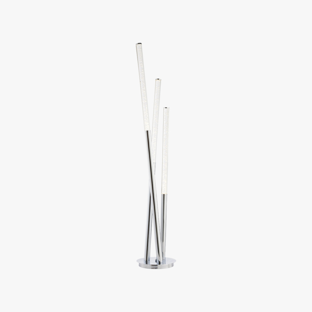 Anella Chrome Cylindrical Floor Lamp