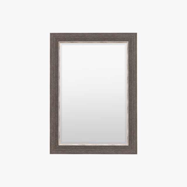 Mirada Rectangle Mirror in Pewter