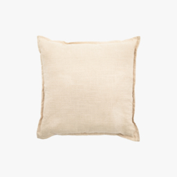 Cambric Filled Cushion in Natural