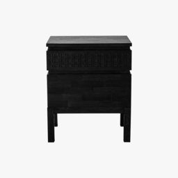 Sadie Bedside Table in Charcoal