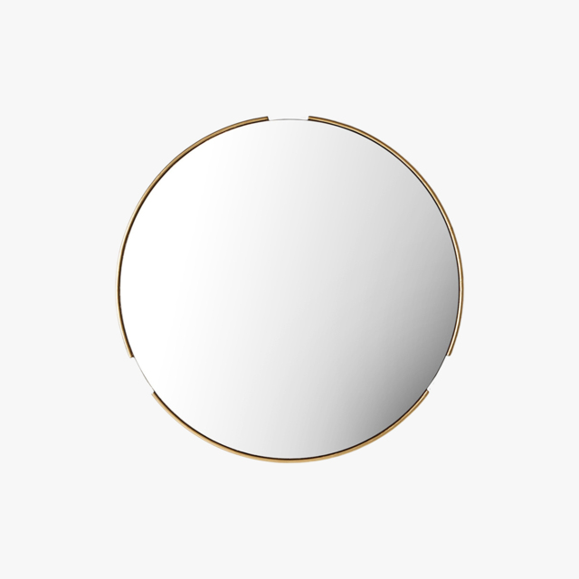 Wenlock Mirror in Gold