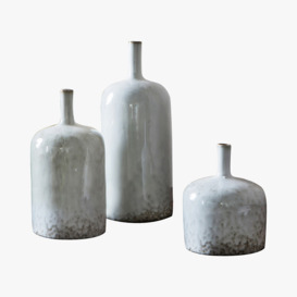 Orion Vases in Natural, Set of Three