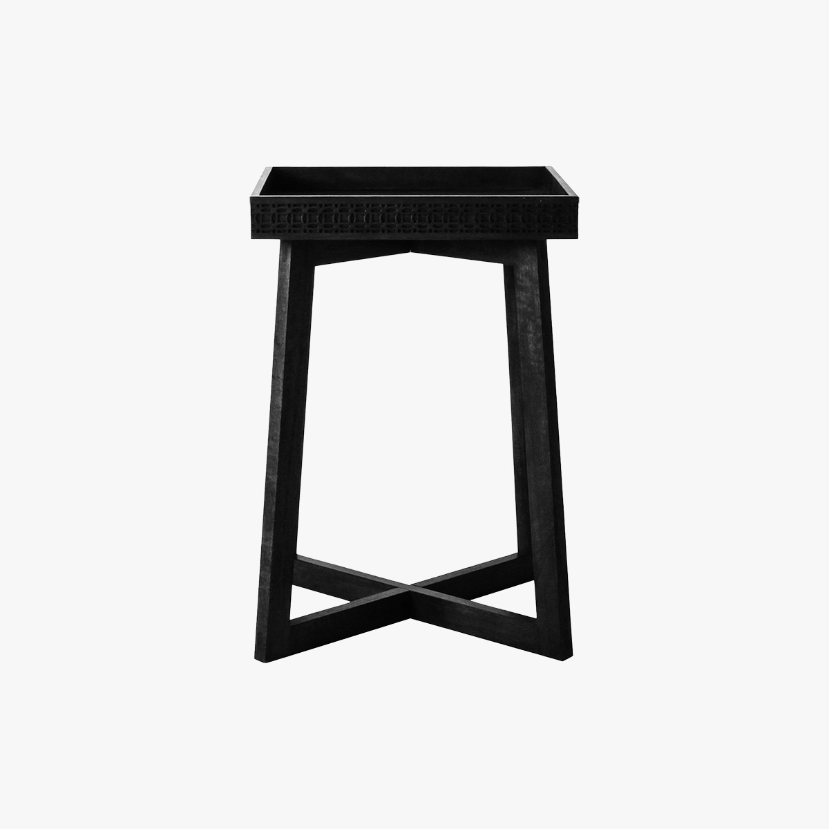 Sadie Side Table in Charcoal