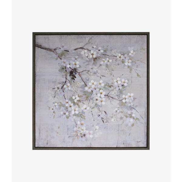 White Blossom Framed Print