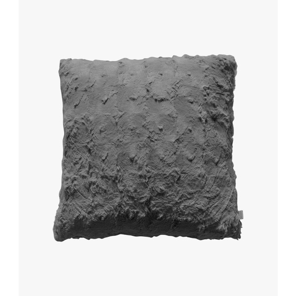 Berg Faux Fur Cushion in Grey