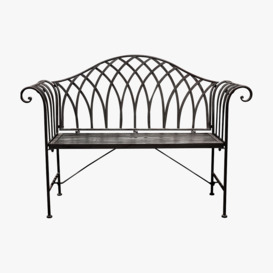 Zen Outdoor Bench in Black