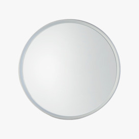 Chad Round Mirror in White