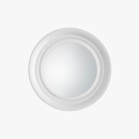 Tyler Round Wall Mirror in White