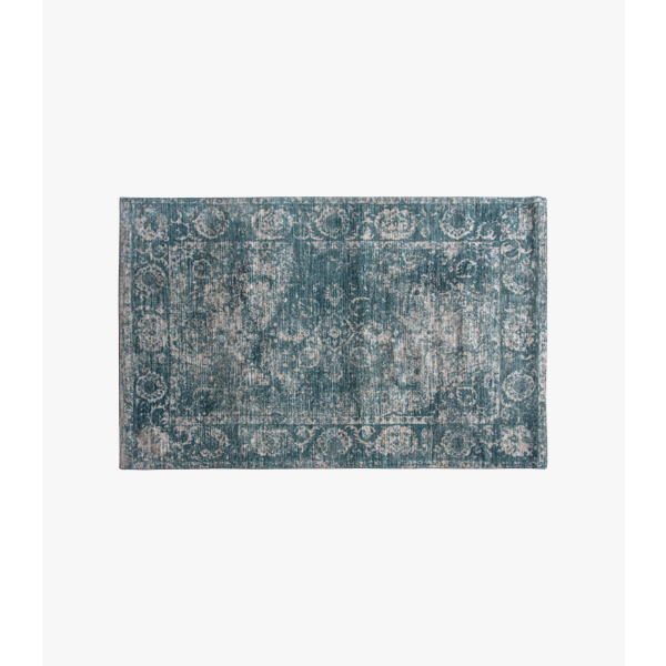 Rosco Teal Persian Rug, Extra Large