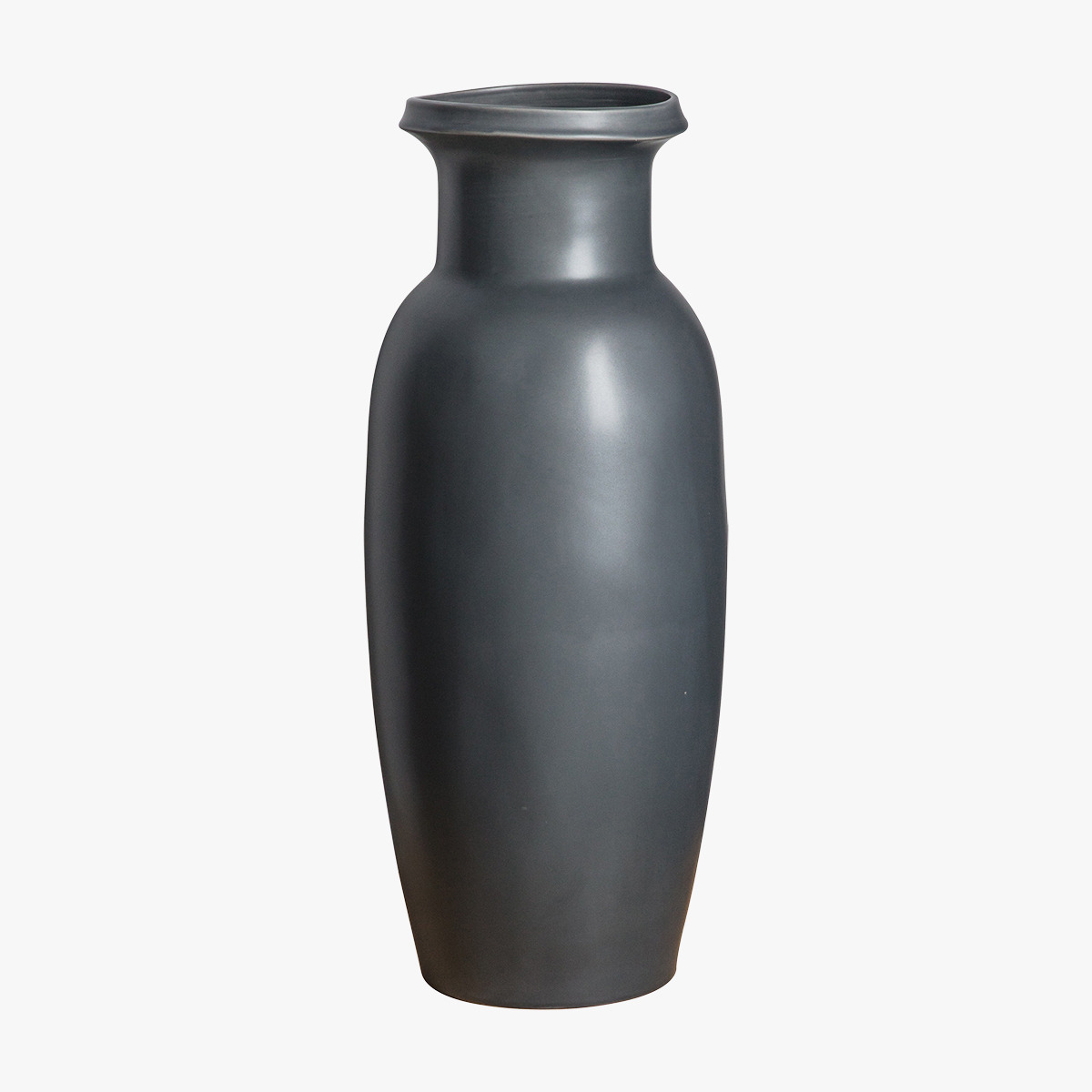 Pullan Deep Grey Vase, Large