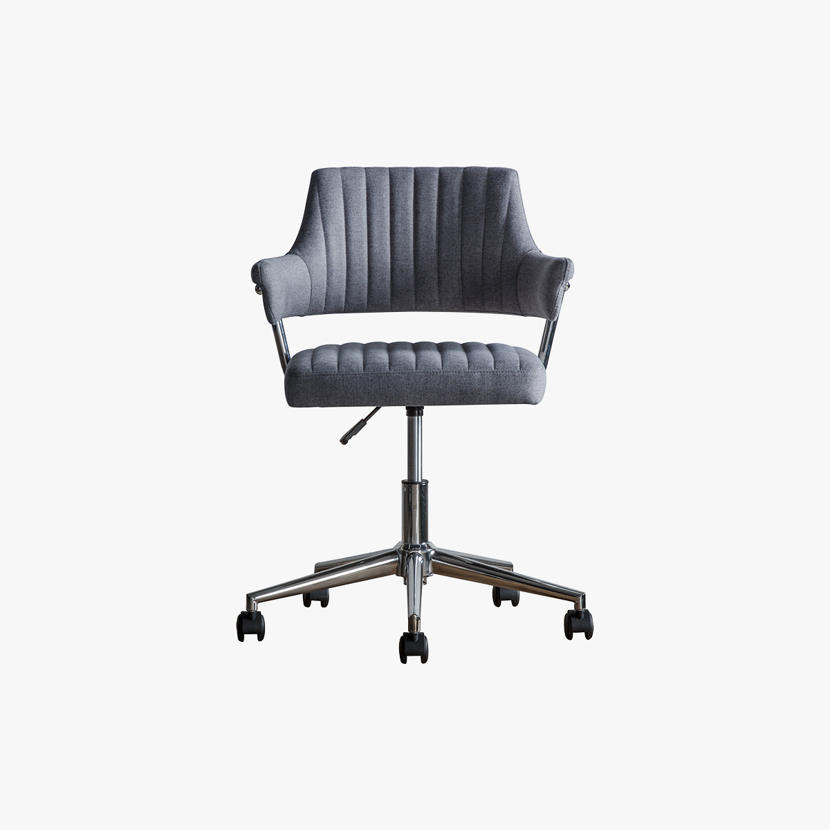 Radoni Charcoal Swivel Chair