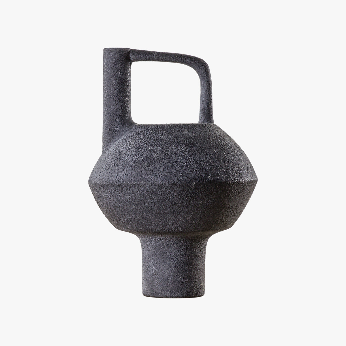 Kioshi Stoneware Grey Vase