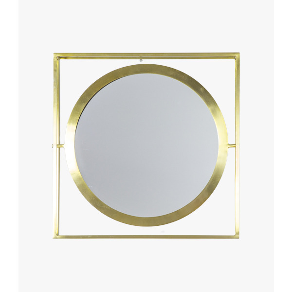 Kingsley Brass Framed Mirror